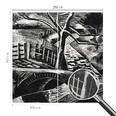 Foto behang voor de kinderkamer Architectonisch landschap