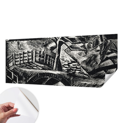 Foto behang voor de kinderkamer Architectonisch landschap