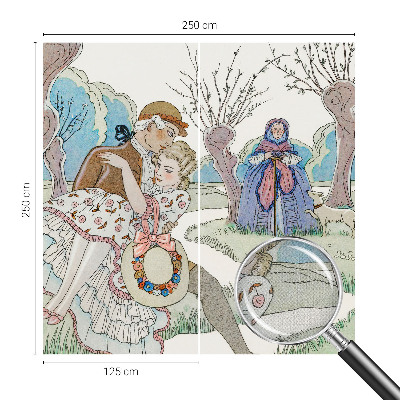 Fotobehang voor kinderkamer Romantische scène