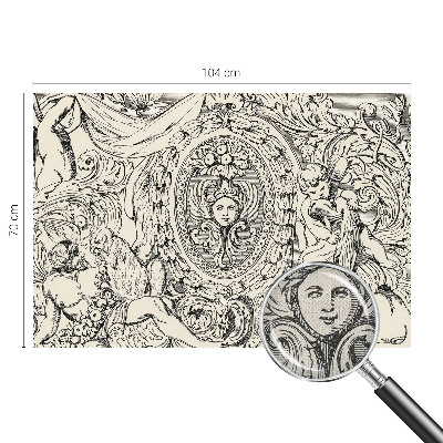 Fotobehang voor de kinderkamer Een overvloed aan ornamenten