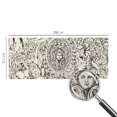 Fotobehang voor de kinderkamer Een overvloed aan ornamenten