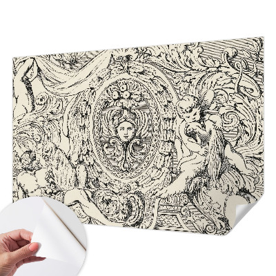 Fotobehang voor de kinderkamer Een overvloed aan ornamenten