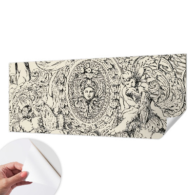 Fotobehang voor de kinderkamer Een overvloed aan ornamenten