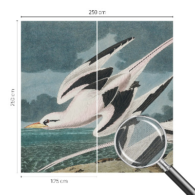 Fotobehang babykamer Vogels aan zee