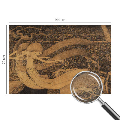 Zelfklevende behangsticker Surrealistische personages