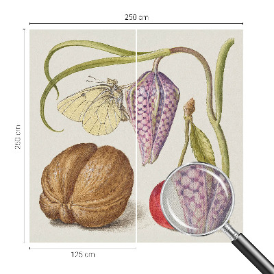 Fotobehang babykamer Vlinderplant