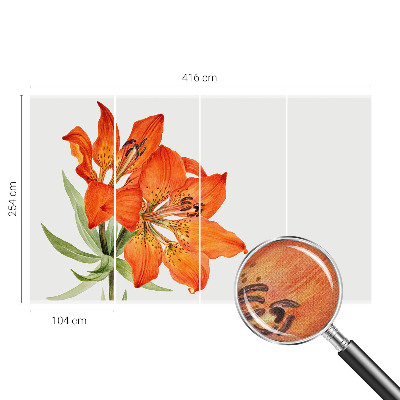 Fotobehang tienerkamer Oranje lelie
