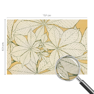 Fotobehang zelfklevend Kastanjebladeren