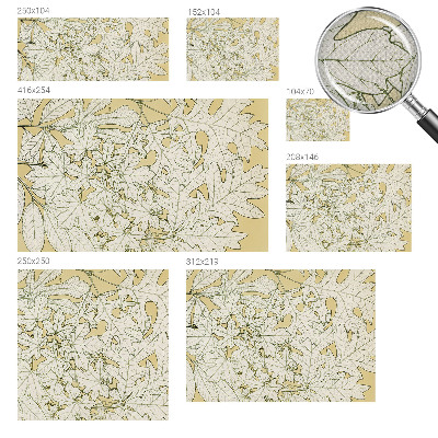 Zelfklevend fotobehang Boombladeren