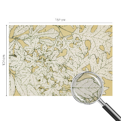 Zelfklevend fotobehang Boombladeren