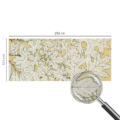 Zelfklevend fotobehang Boombladeren