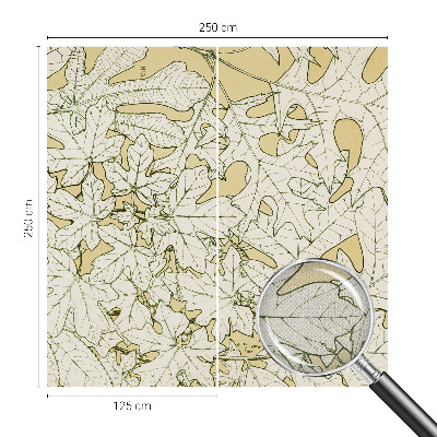 Zelfklevend fotobehang Boombladeren