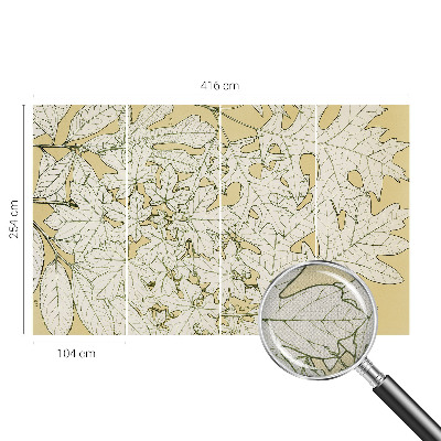 Zelfklevend fotobehang Boombladeren