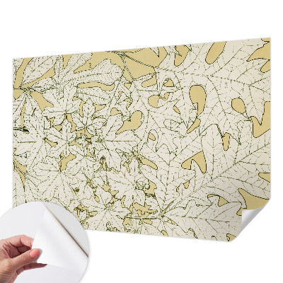 Zelfklevend fotobehang Boombladeren