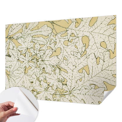 Zelfklevend fotobehang Boombladeren