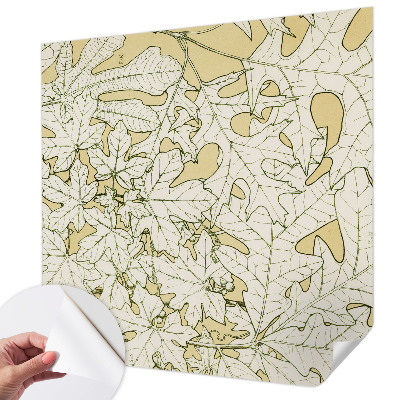 Zelfklevend fotobehang Boombladeren