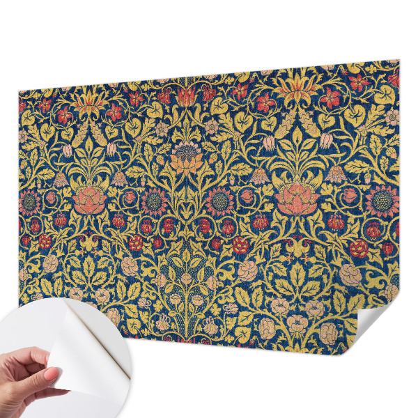 Zelfklevend fotobehang op maat Bloemenpatroon