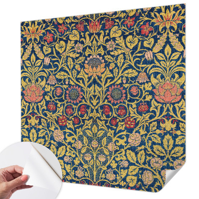 Zelfklevend fotobehang op maat Bloemenpatroon