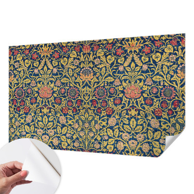 Zelfklevend fotobehang op maat met een bloemenpatroon