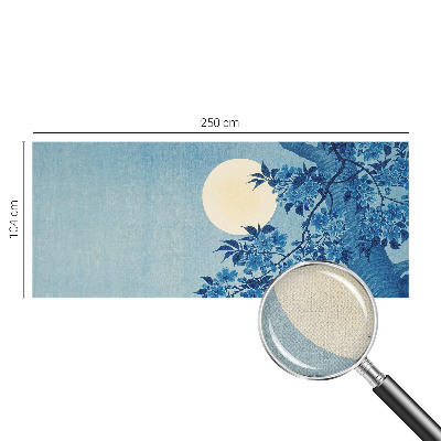 Zelfklevende behangsticker Bloemenmaan