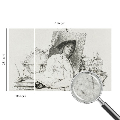 Foto behang voor de kinderkamer Artistiek portret