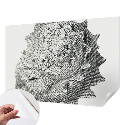 Fotobehang kinderkamer met een natuurthema met kunstzinnige illustraties