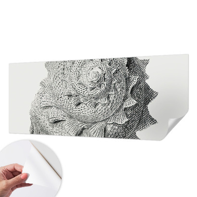Fotobehang kinderkamer met een natuurthema met kunstzinnige illustraties