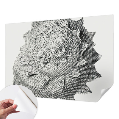 Fotobehang kinderkamer met een natuurthema met kunstzinnige illustraties