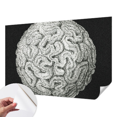 3D fotobehang met bolvormige structuur