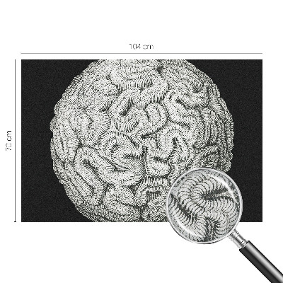 3D fotobehang Bolvormige structuur