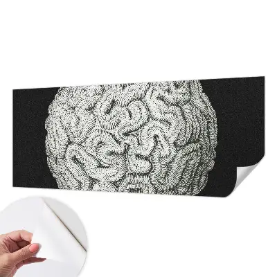 3D fotobehang met bolvormige structuur