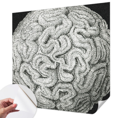 3D fotobehang Bolvormige structuur