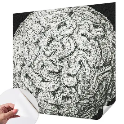 3D fotobehang met bolvormige structuur