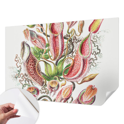 Fotobehang voor kinderkamer met plantmotieven