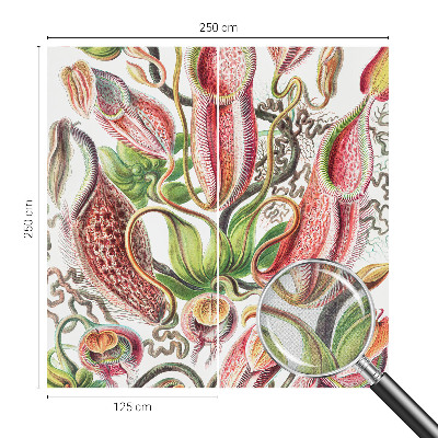 Fotobehang voor kinderkamer met plantmotieven