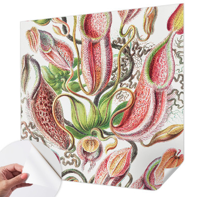 Fotobehang voor kinderkamer met plantmotieven