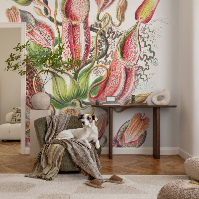 Fotobehang voor kinderkamer met plantmotieven