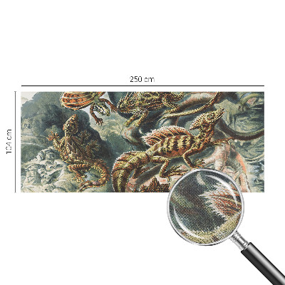 Fotobehang voor de kinderkamer Exotische reptielen