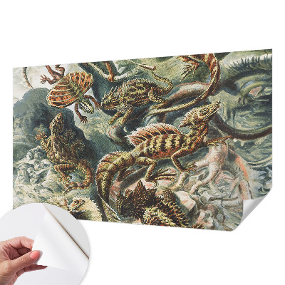 Fotobehang voor de kinderkamer Exotische reptielen