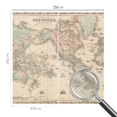 Fotobehang kinderkamer Historische kaart