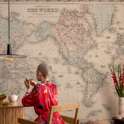 Fotobehang kinderkamer Historische kaart