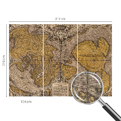 Fotobehang voor kinderkamer Historische cartografie