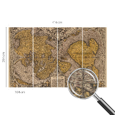 Fotobehang voor kinderkamer Historische cartografie