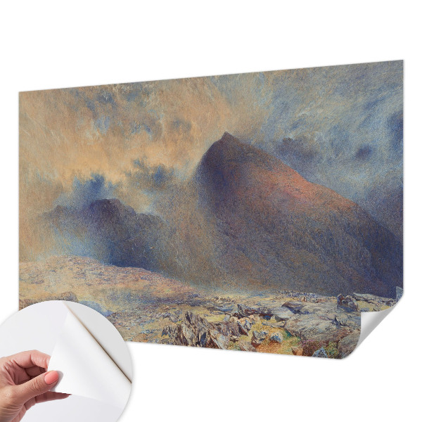 Foto behang voor de kinderkamer Berglandschap