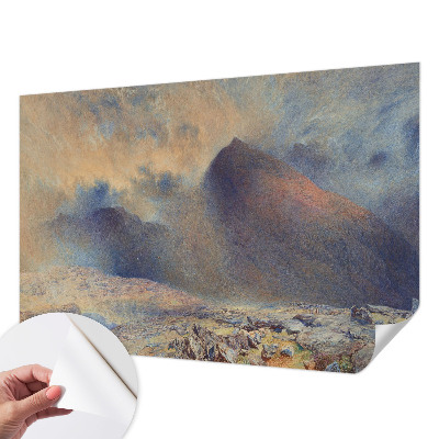 Foto behang voor de kinderkamer Berglandschap