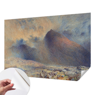 Foto behang voor de kinderkamer Berglandschap
