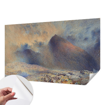 Foto behang voor de kinderkamer Berglandschap