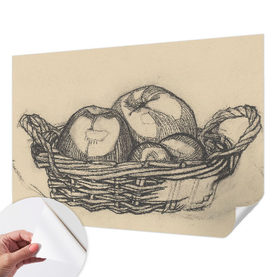 Fotobehang voor de kinderkamer Fruitmand