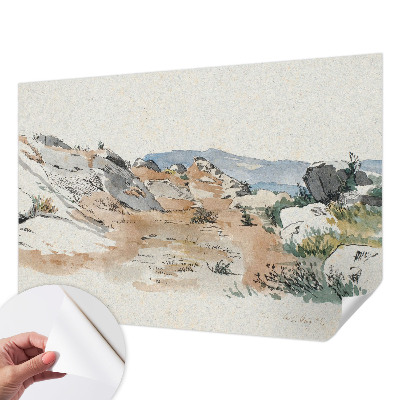 Foto behang voor de kinderkamer Rotslandschap