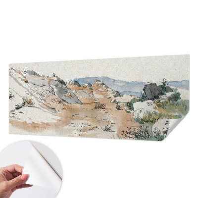 Foto behang voor de kinderkamer Rotslandschap